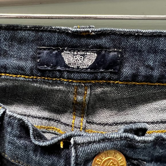 Rock & Republic Stella Straight Leg Jeans Sz 29 - Picture 3 of 7